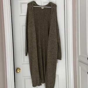 Urban Outfitters silence + noise open knit long cardigan